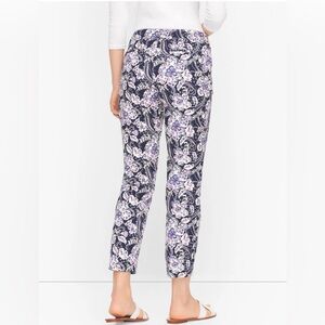Womens Talbots Perfect Crop‎ Floral Paisley Boho Pants